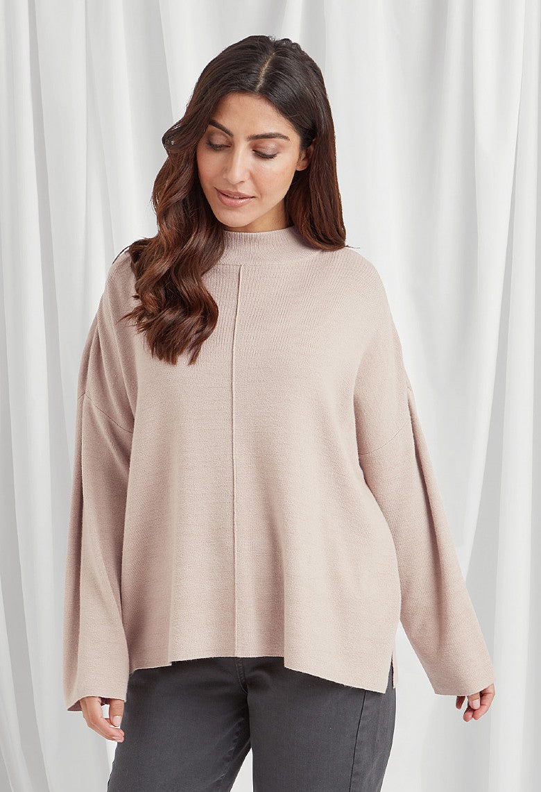 Adini Forest Fara Jumper Eco Cosy Knit Biscuit