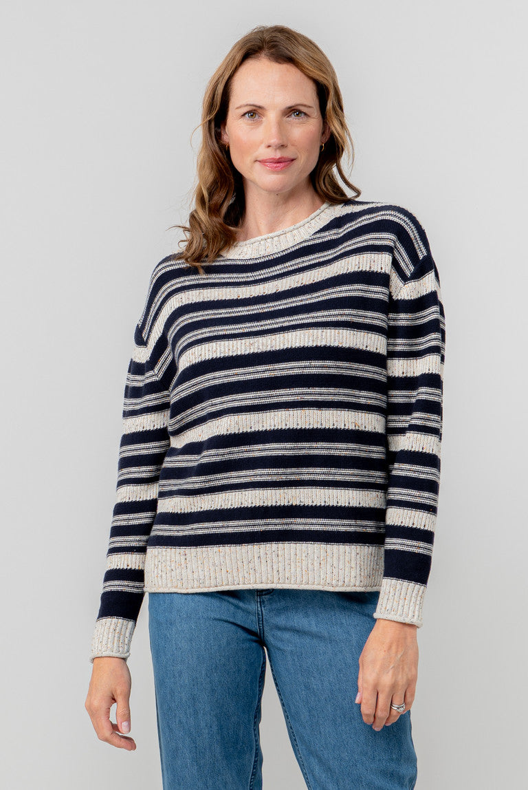 Lily & Me Edith Striped Knit Jumper