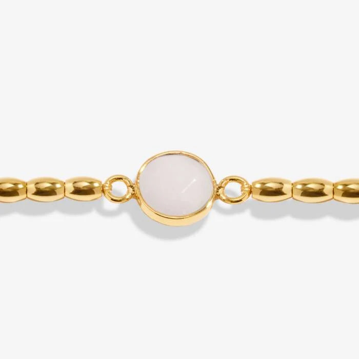 Joma Jewellery Serenity Stones White Jade Bracelet