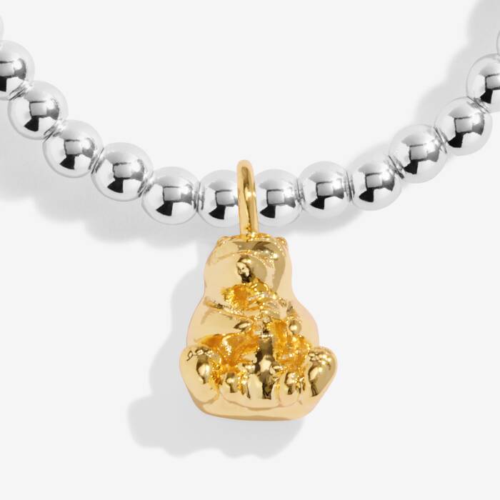 Joma Jewellery A Little Mama Bear In Silver Plating