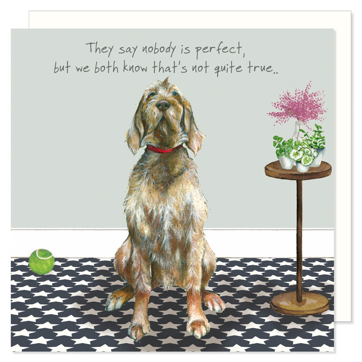 Little Dog Laughed Hungarian Wirehaired Vizsla “Truly Perfect” Card
