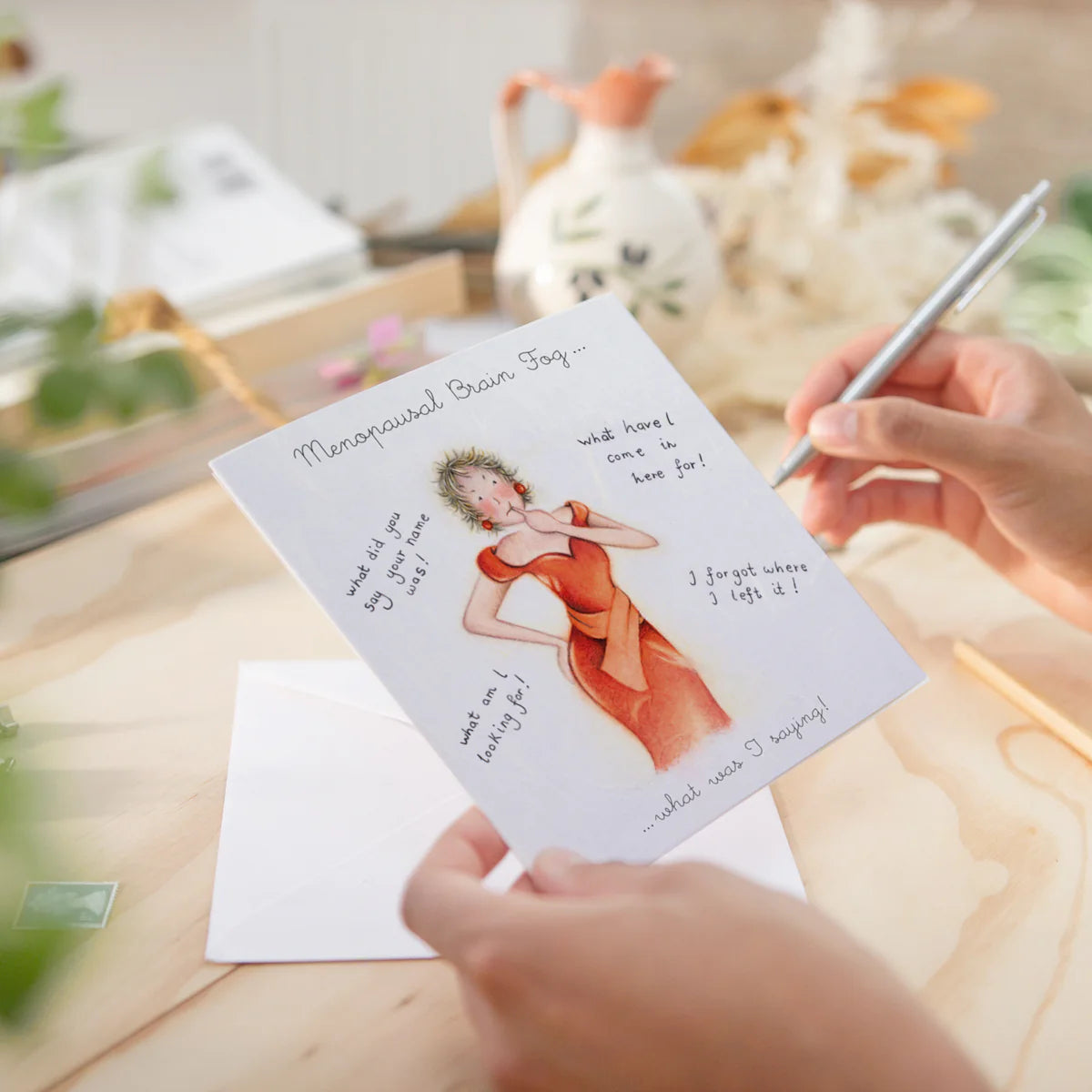 Berni Parker Designs Menopausal Brain Fog Card