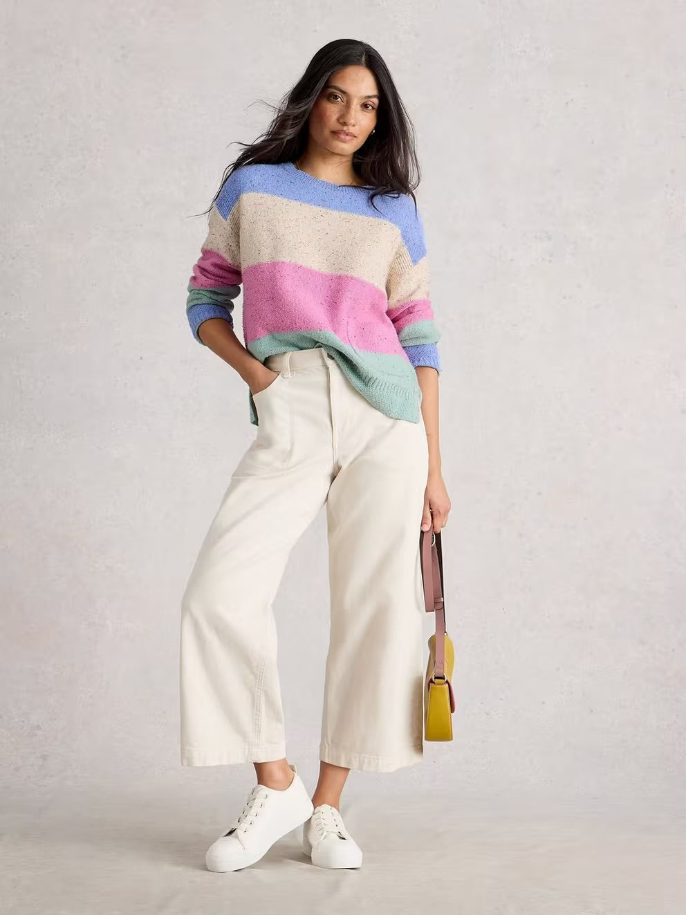 White Stuff Victoria Stripe Jumper