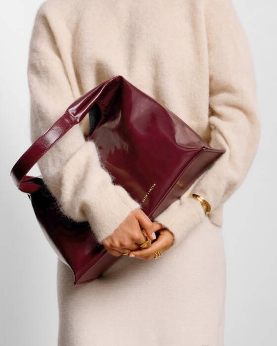 Katie Loxton Laila Patent Crackle Shoulder Bag