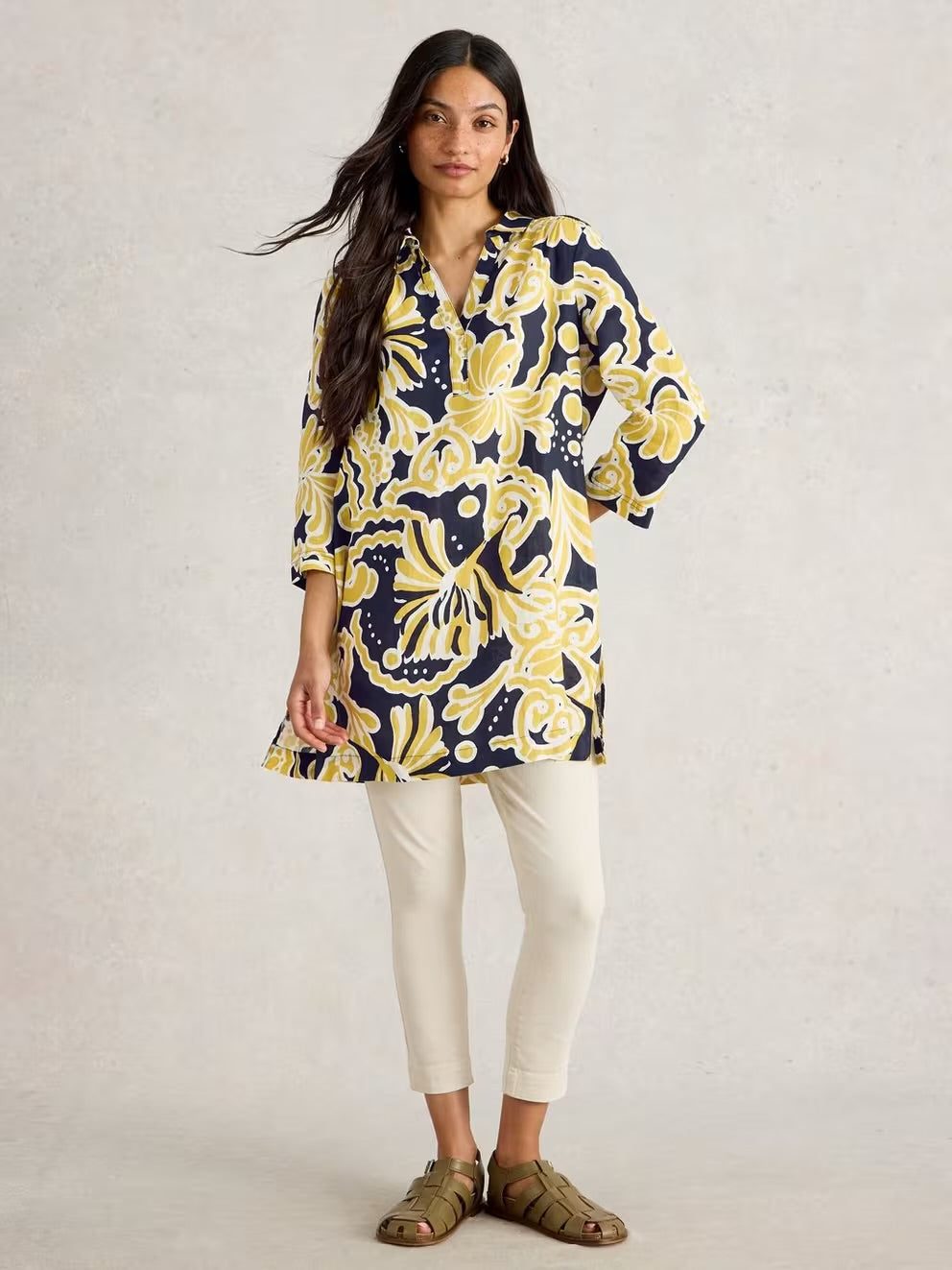 White Stuff Blake Linen Tunic