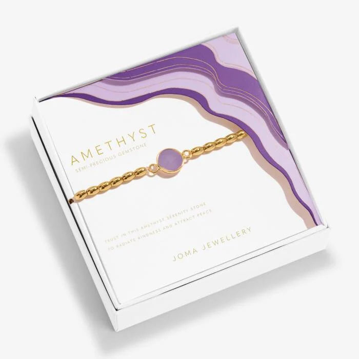 Joma Jewellery Serenity Stones Amethyst Bracelet