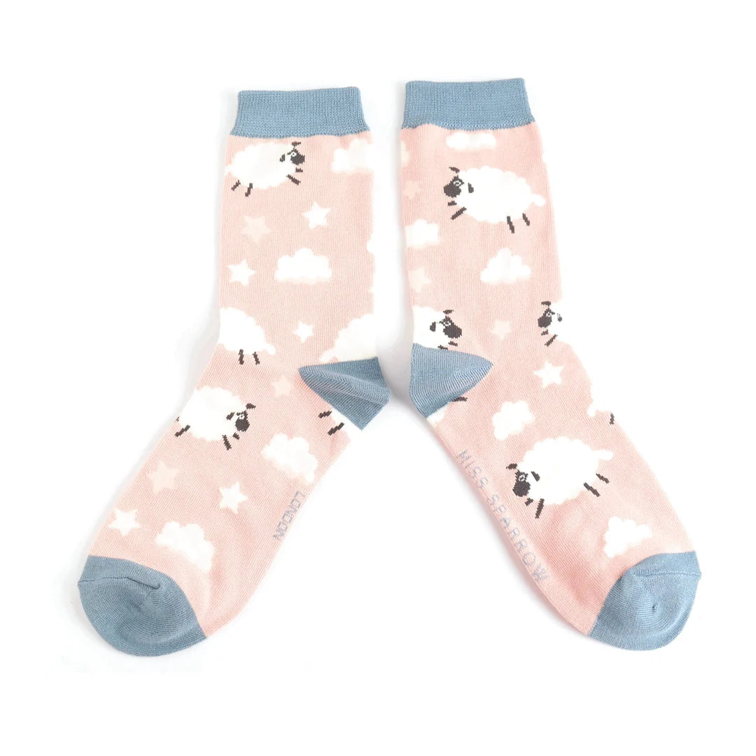 Miss Sparrow Sleepy Sheep Dusky Pink