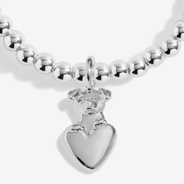 Joma Jewellery A little ‘Paw-fect Dog Mum’ Silver Plated Bracelet