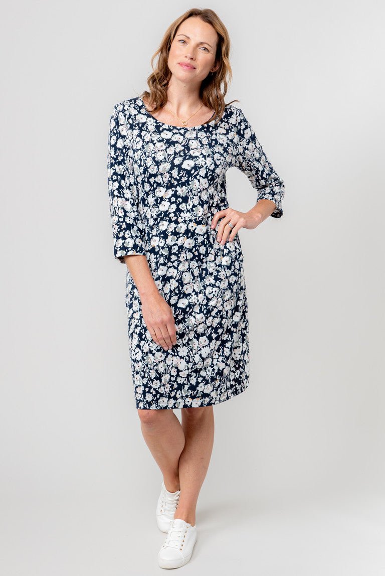 Lily & Me Uplands 3/4 Sleeve Dress