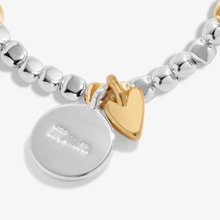 Joma Jewellery So Loved 'Mum' Bracelet in Silver and Gold Plating