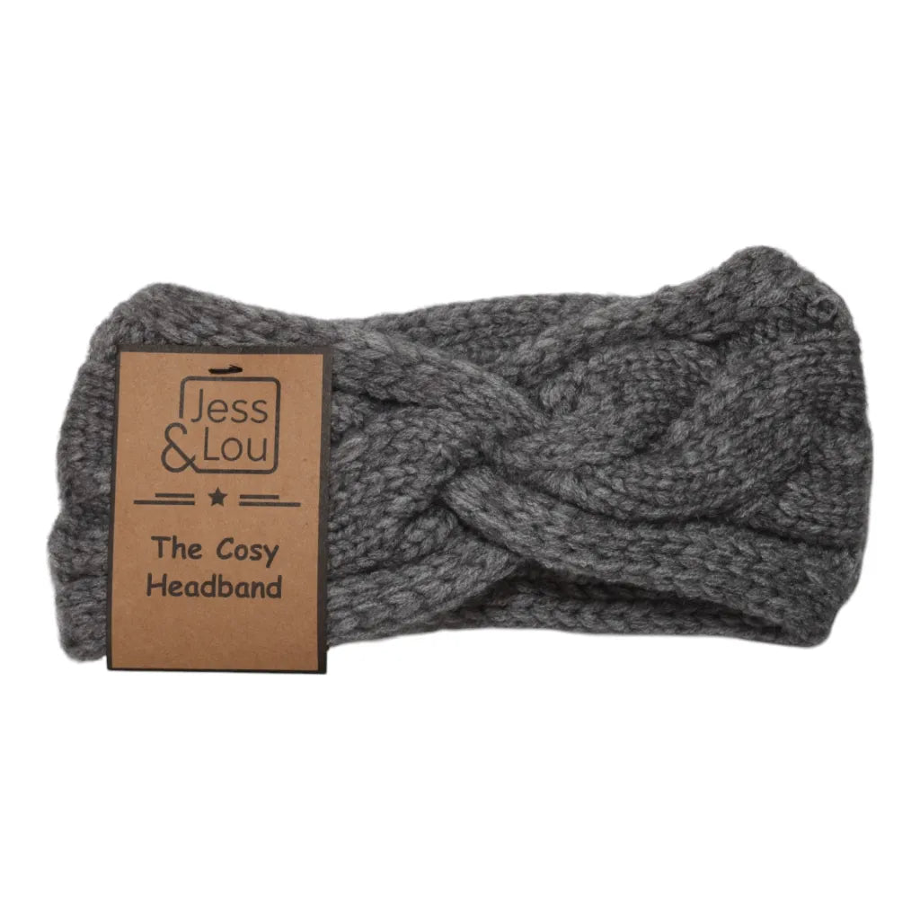 Jess & Lou Cosy Cable Knot Front Headband