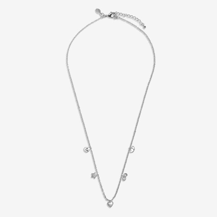 Joma Jewellery Life’s A Charm ‘Lovely Friend’ Necklace Silver Plated