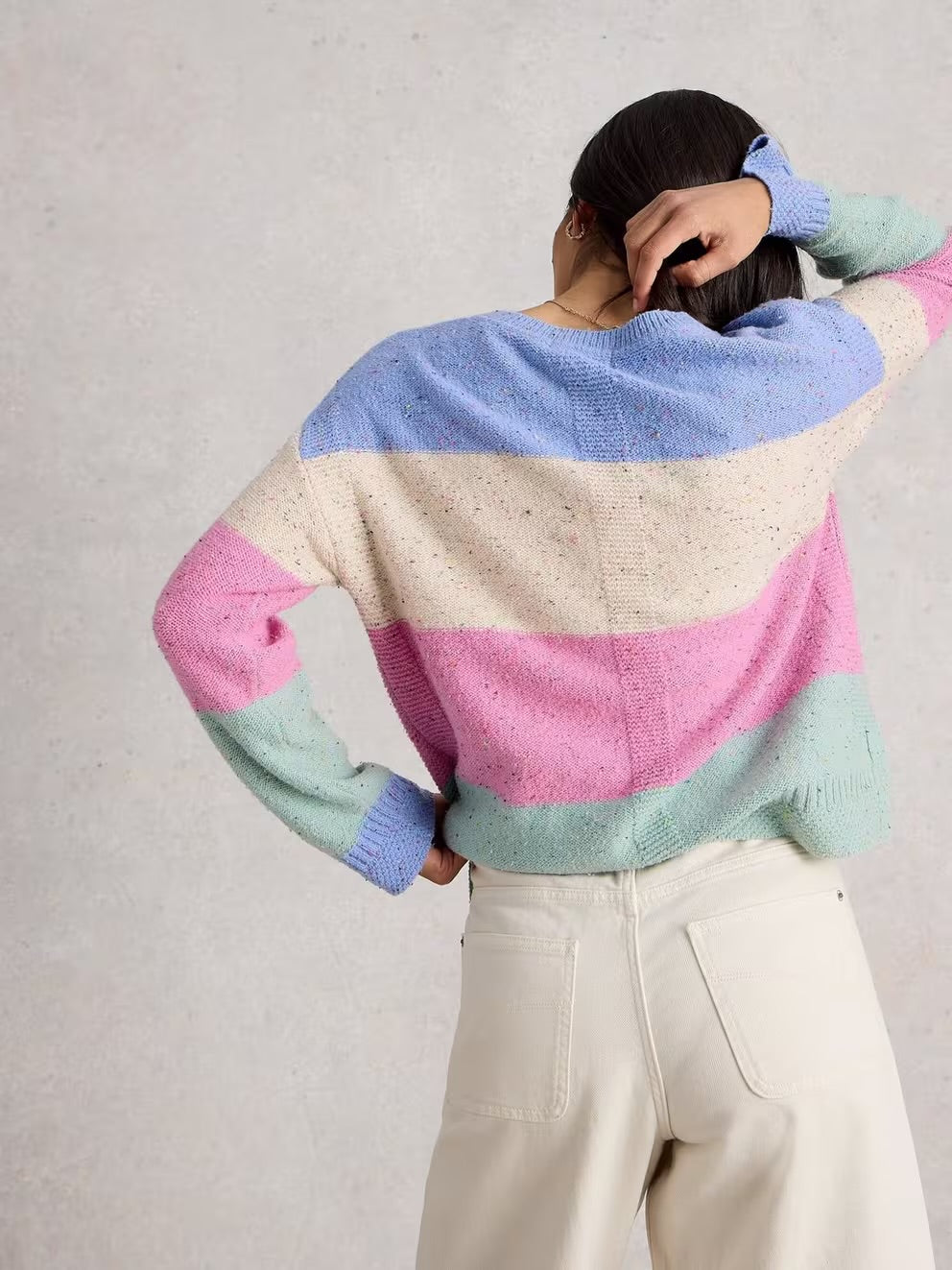 White Stuff Victoria Stripe Jumper