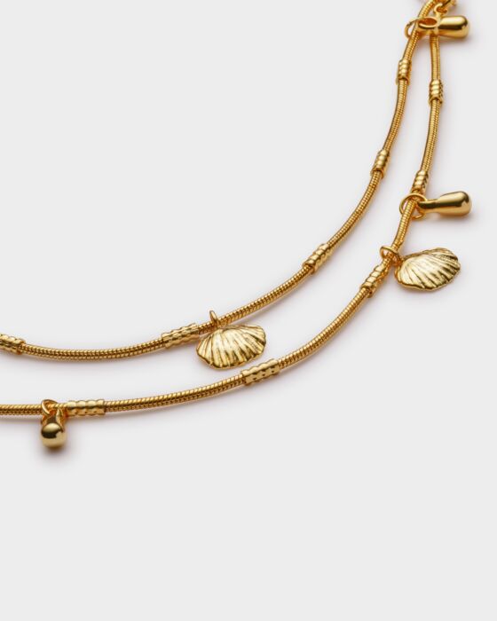 Katie Loxton Cochellia Waterproof Gold Anklet