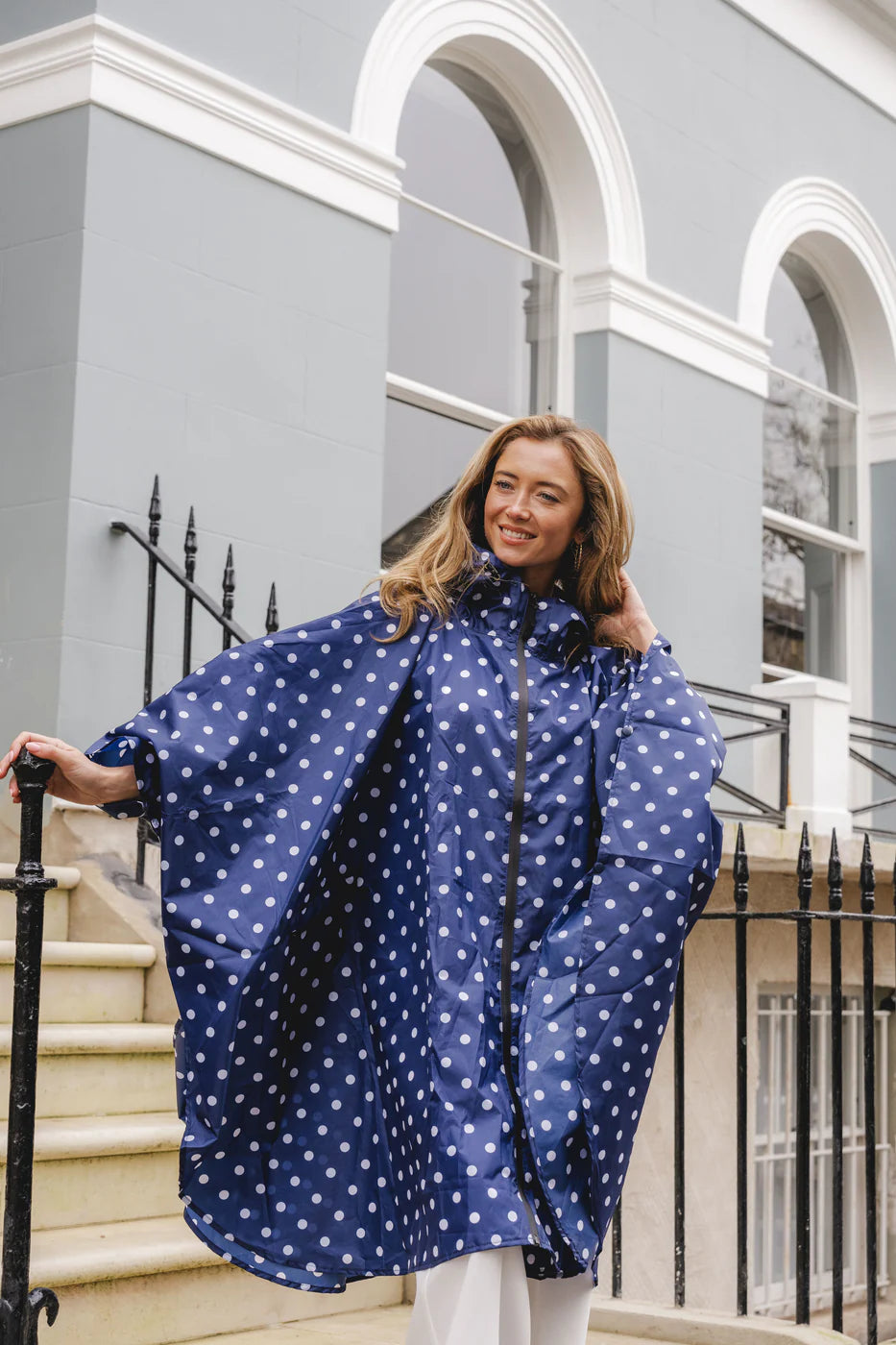 Park Lane Blue Rain Poncho
