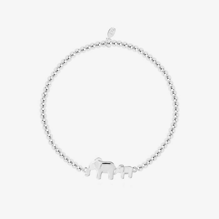 Joma Jewellery A Little Family Elephant In Silver Plating