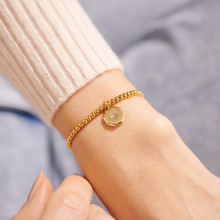 A Little First My Sister Forever My Friend - Gold Plated Bracelet