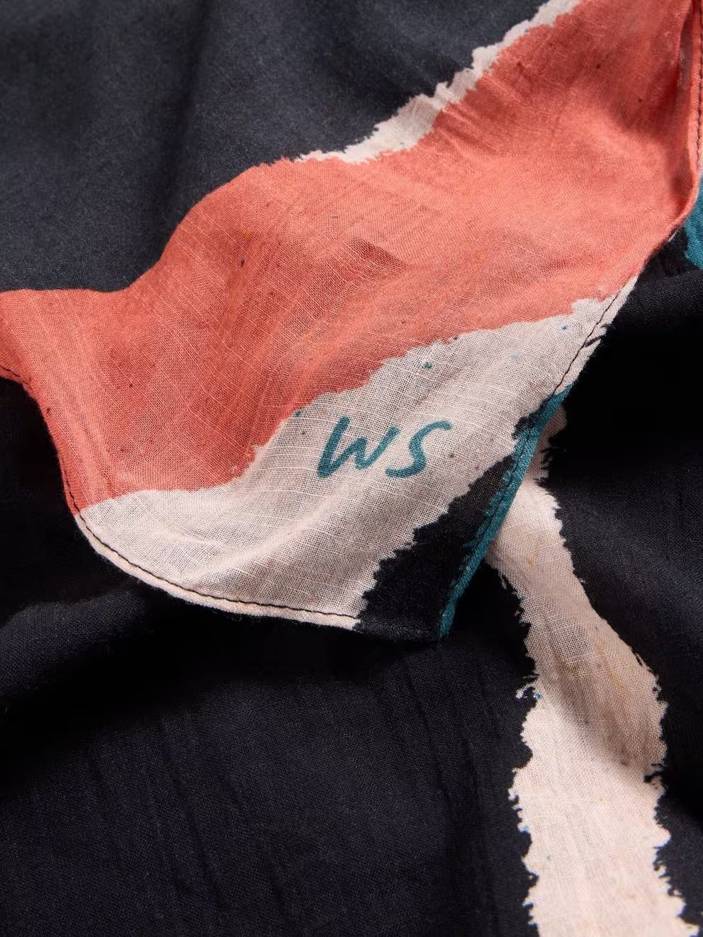 White Stuff Abstract Print Scarf