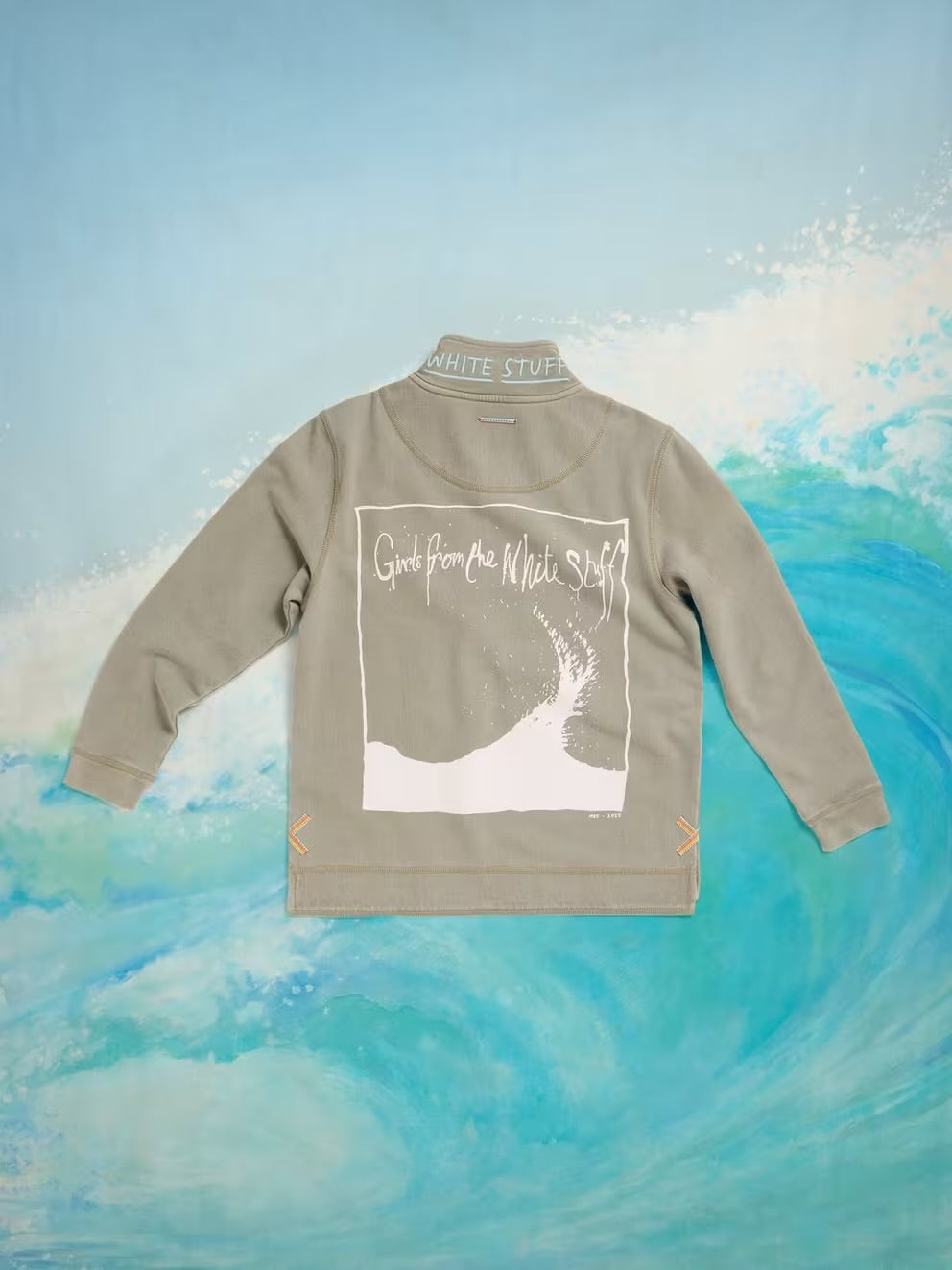 White Stuff Rewind ‘85 Half Zip Sweat