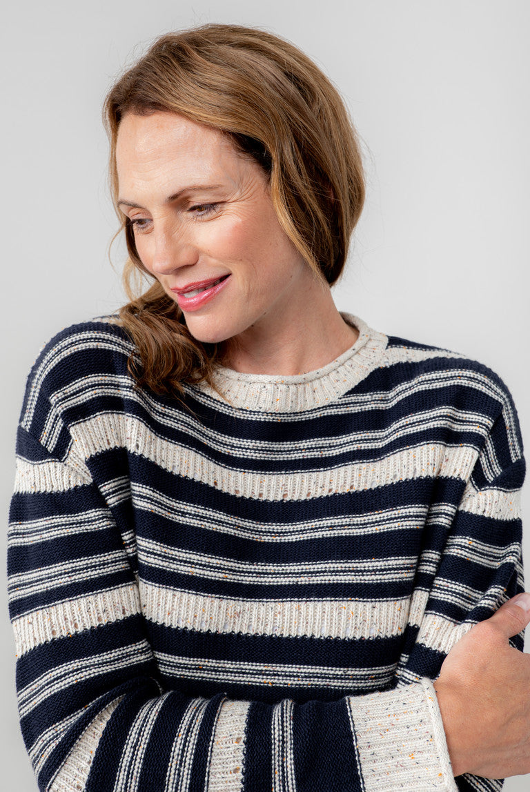 Lily & Me Edith Striped Knit Jumper