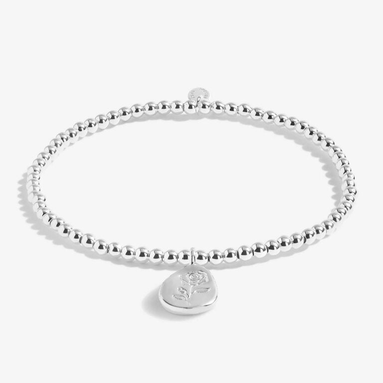 Joma Jewellery Birth Flower A Little 'June' Rose Bracelet