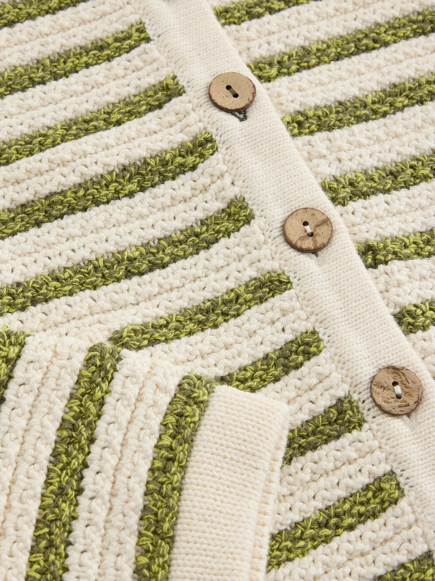 White Stuff Belle Stripe Cardi