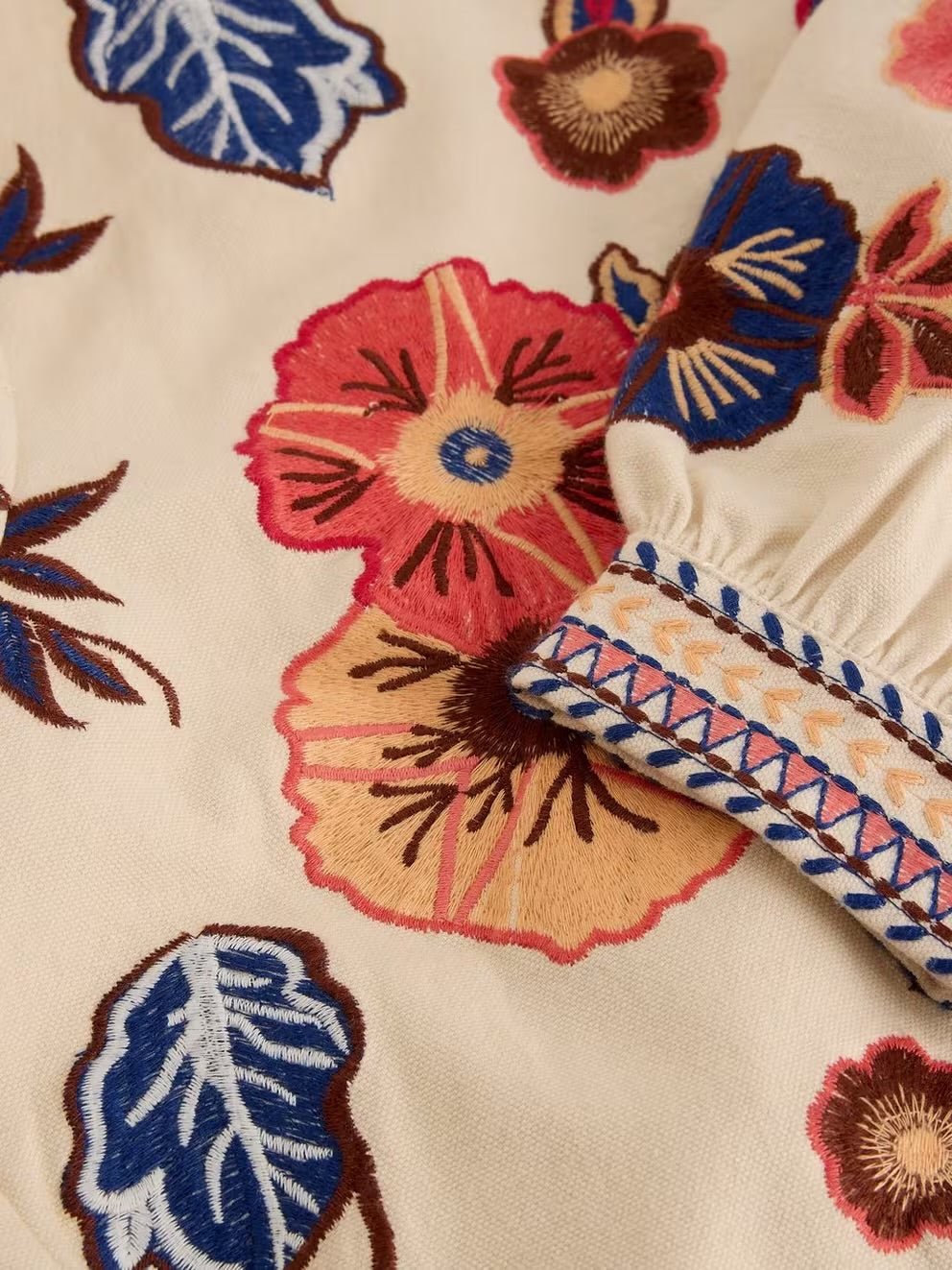 White Stuff Jodie Embroidered Jacket