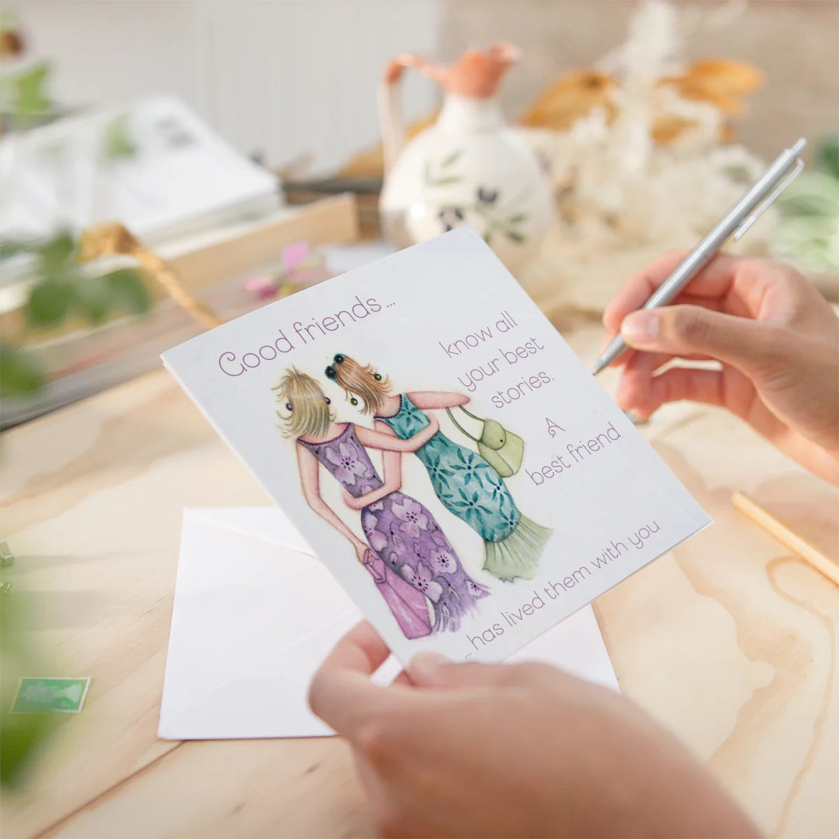 Berni Parker Designs Good Friends Card