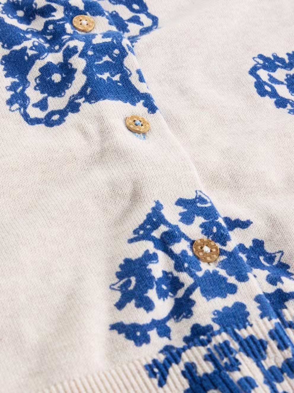 White Stuff Lulu Print Cardigan