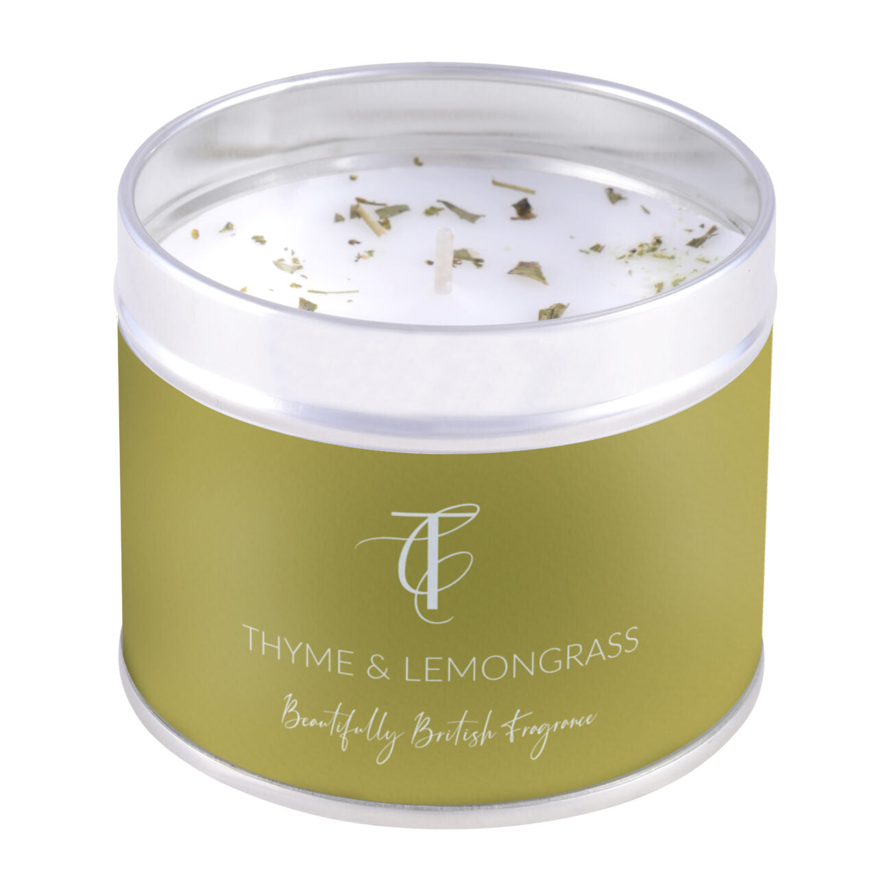 Clary Thyme & Lemongrass Tin Candle