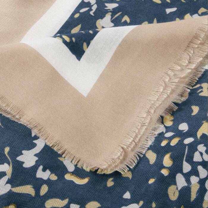 Katie Loxton Printed Foil Scarf