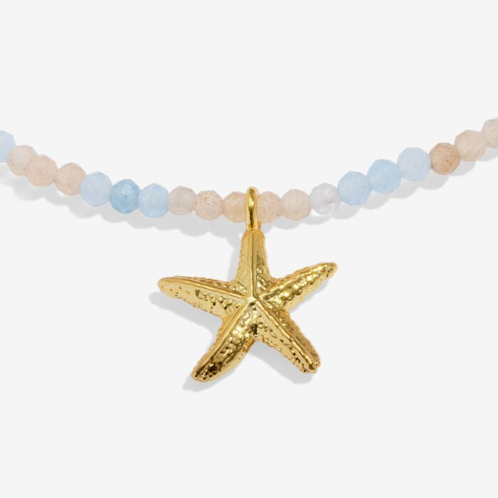 Joma Jewellery Anklet Multi Stone Starfish