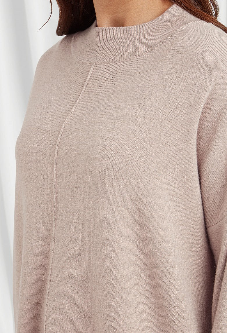 Adini Forest Fara Jumper Eco Cosy Knit Biscuit
