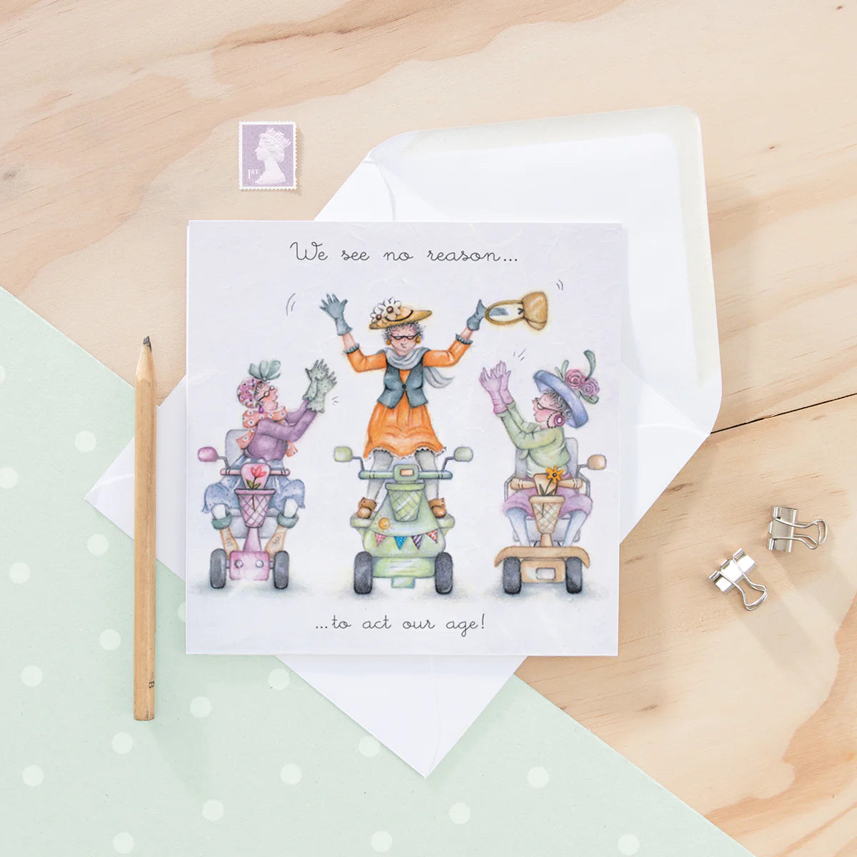 Berni Parker Designs We See No Reason Card