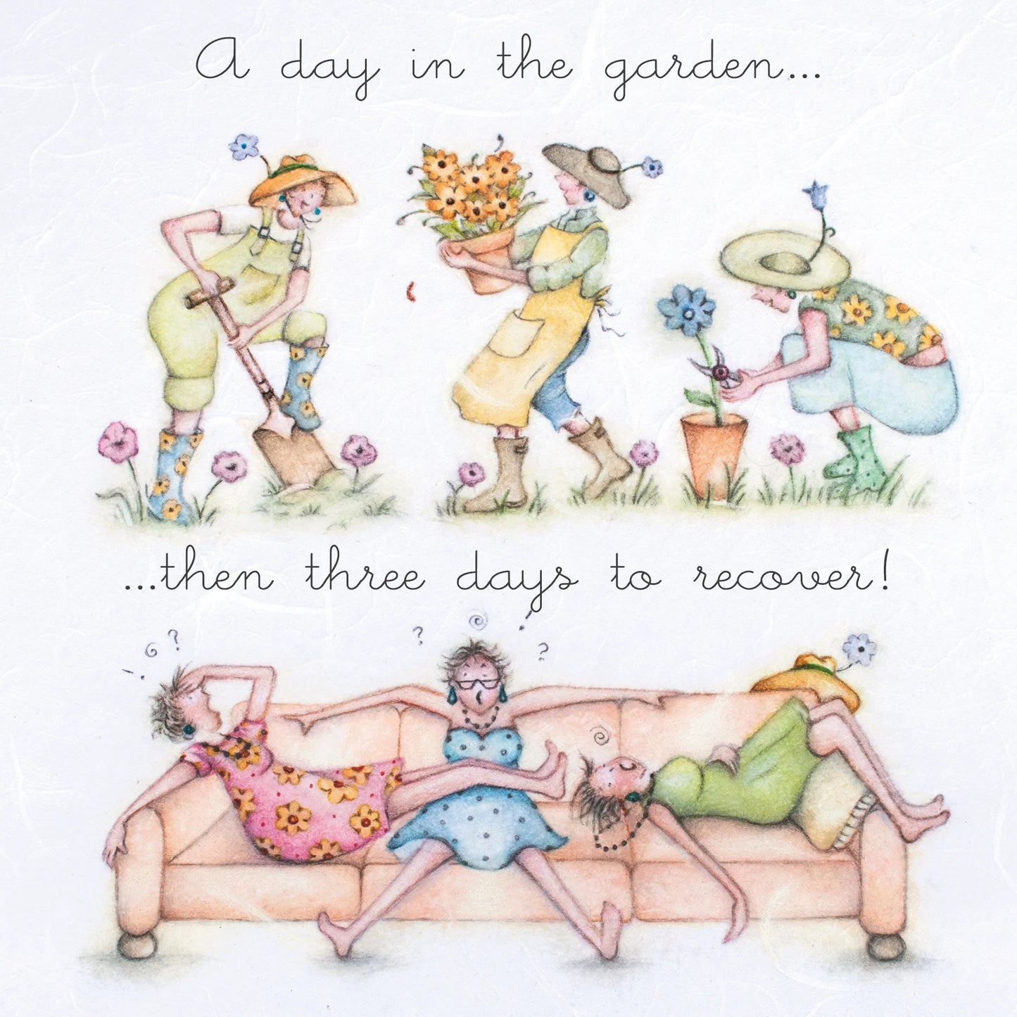 Berni Parker A day in the garden Card