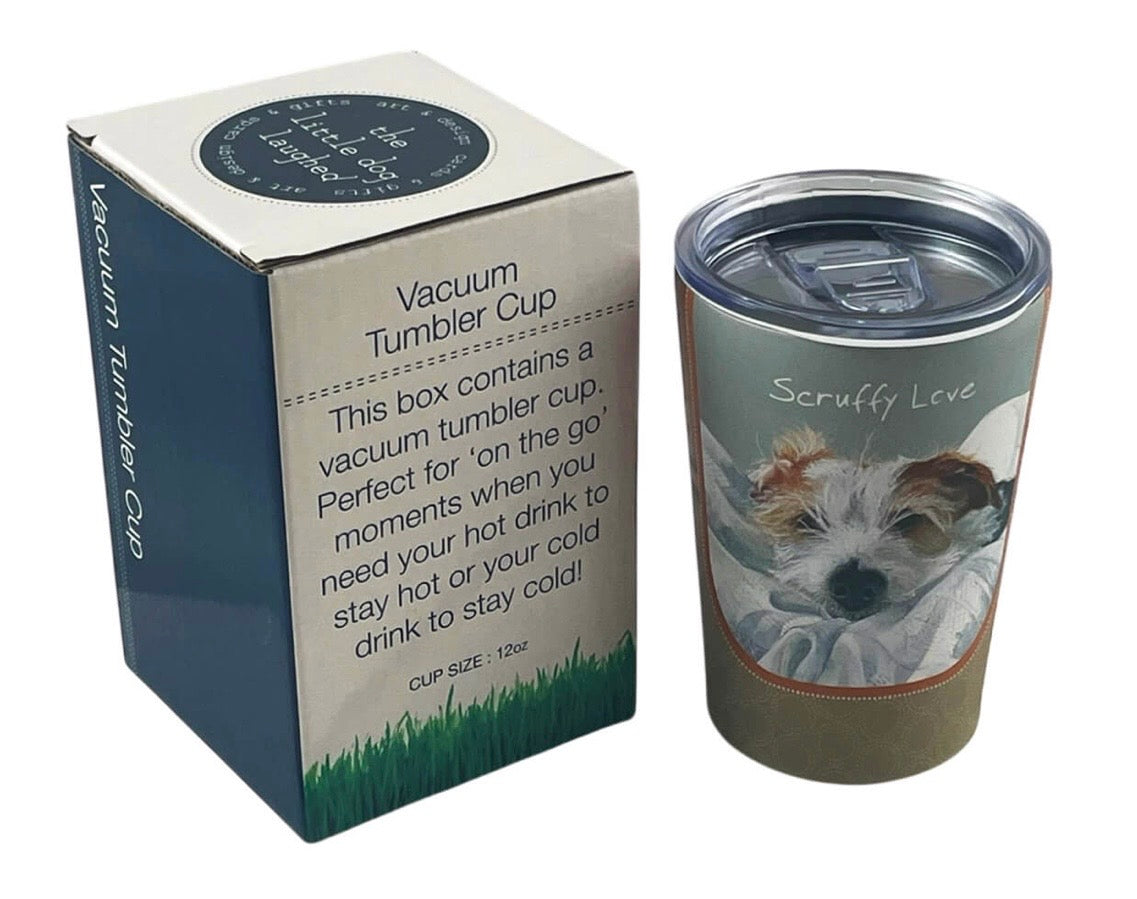 Little Dog Laughed Jack Russell Scruffy Love Travel Cup