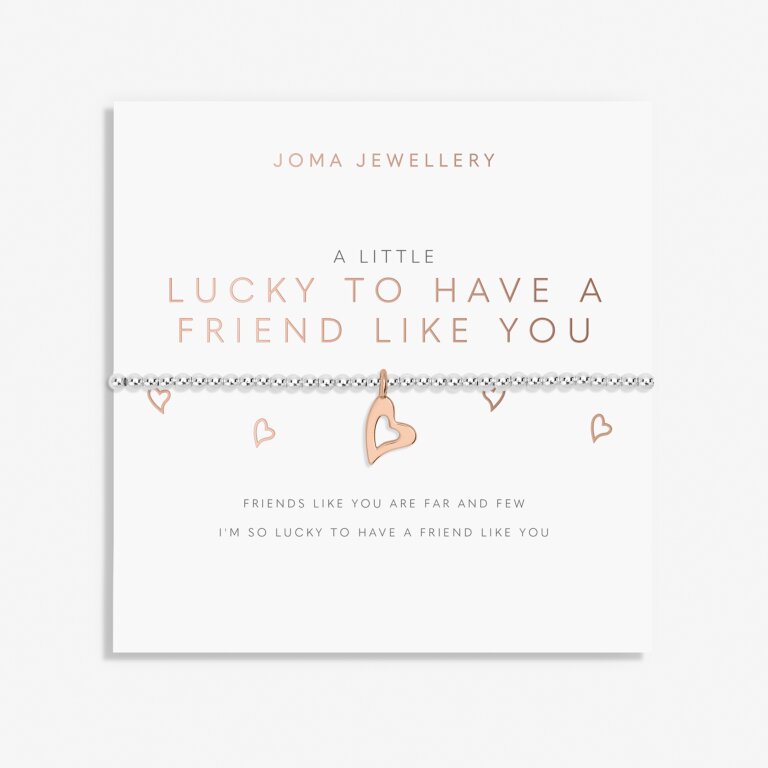 Joma Jewellery "A Little Lucky To Have A Friend Like You" Bracelet