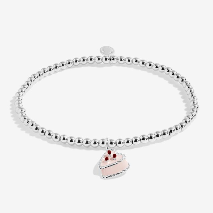 Joma Jewellery A little Vibes ‘Life Is Sweet’ Silver Plated Bracelet
