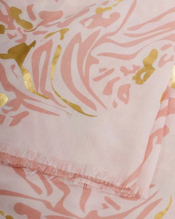 Katie Loxton Printed Foil Scarf