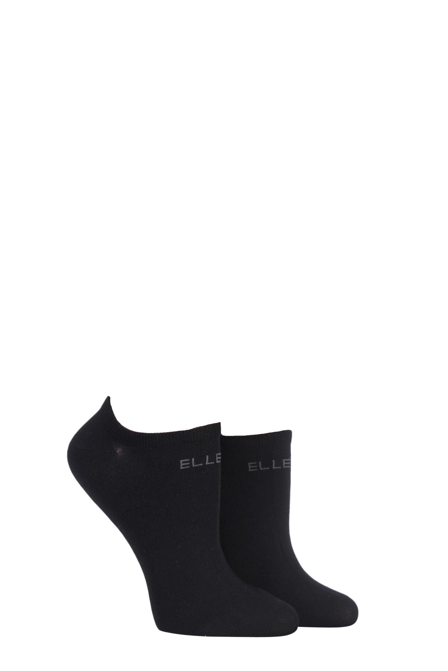 Elle Bamboo No-Show Socks 2 Pair