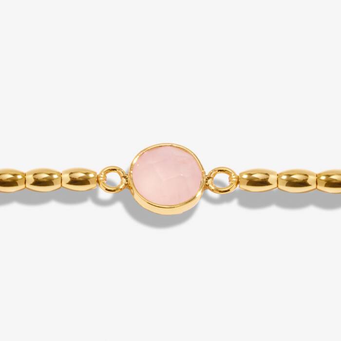 Joma Jewellery Serenity Stones Pink Quartz Bracelet