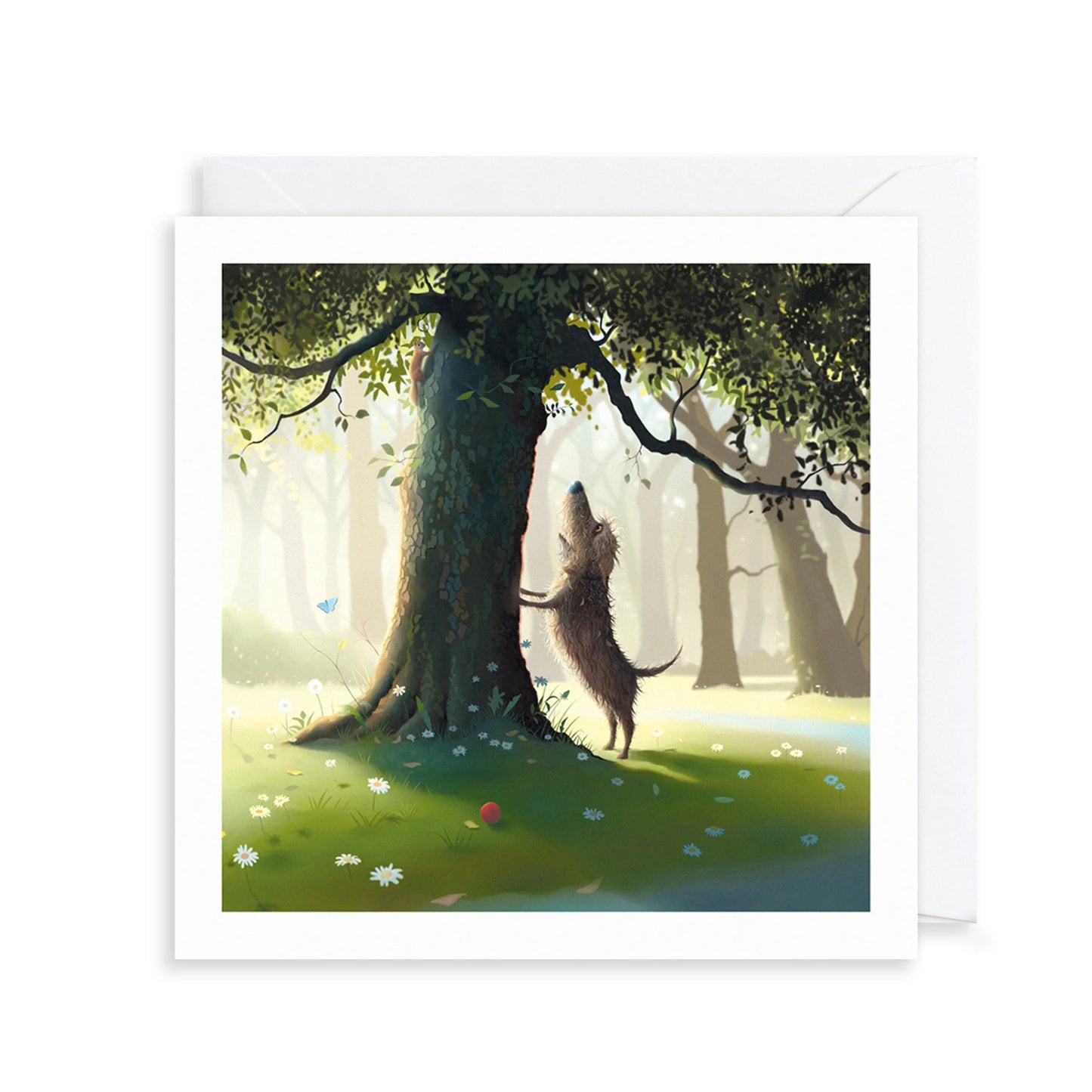 Toby the Dog Card Dog Park