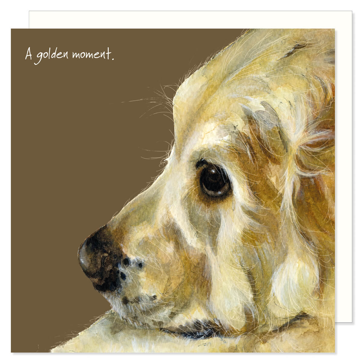 Little Dog Laughed Golden Retriever “Golden Moment” Card