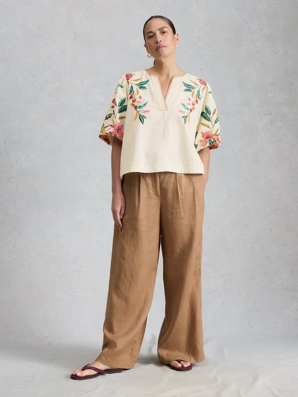 White Stuff Maeve Embroidered Top