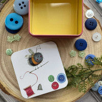 Alex Clark Sewing Bee Square Tin