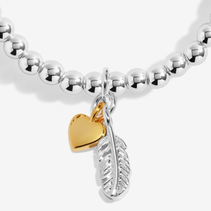 Joma Jewellery RemembranceA little ‘Sending Love And Strength’ Silver Plated Bracelet