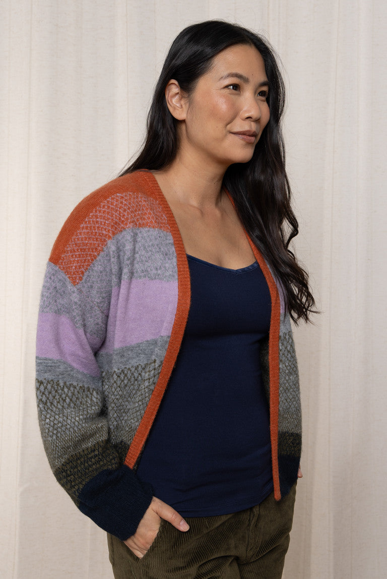 Lily & Me Nancy Colour Block Cardigan