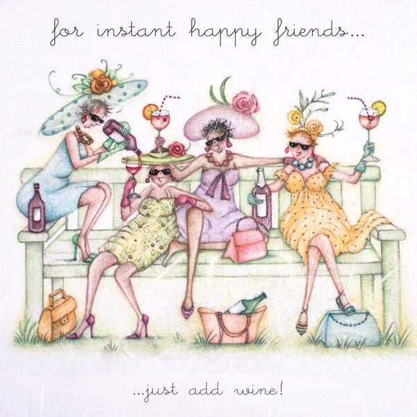 Berni Parker Designs Instant Happy Friends Card