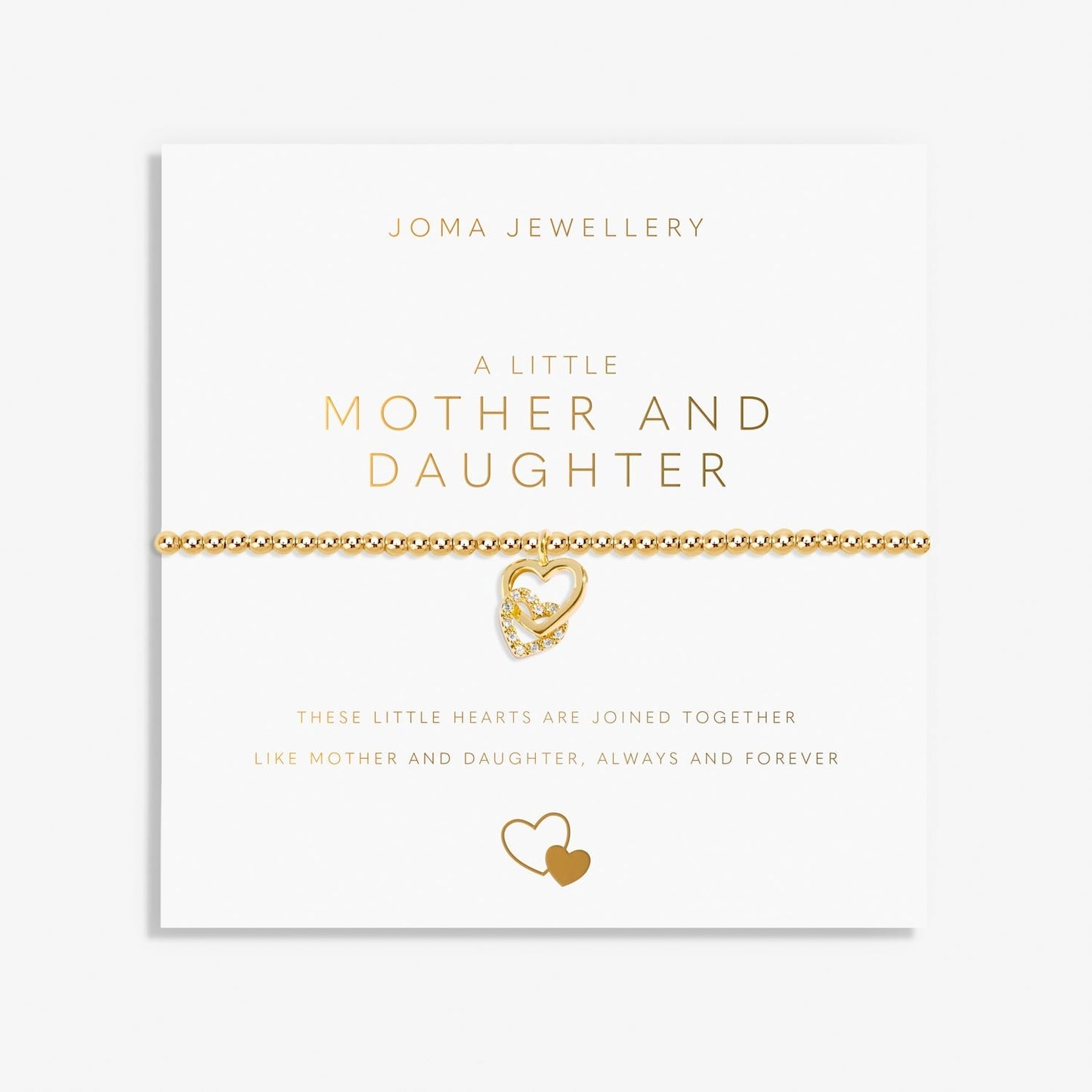 A Little Mother Daughter Gold Plated Bracelet