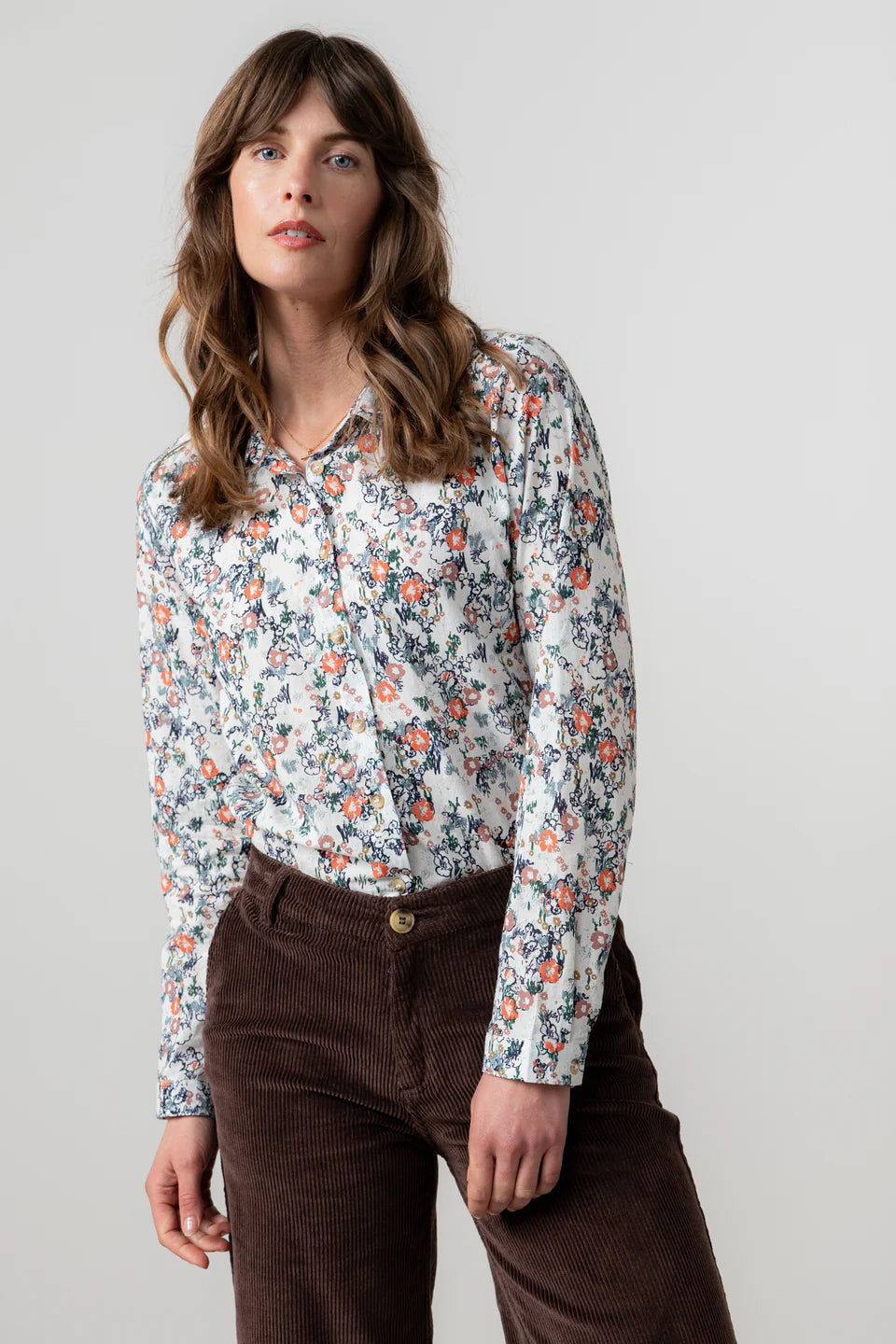 Lily & Me Patsy Organic Cotton Ditsy Shirt